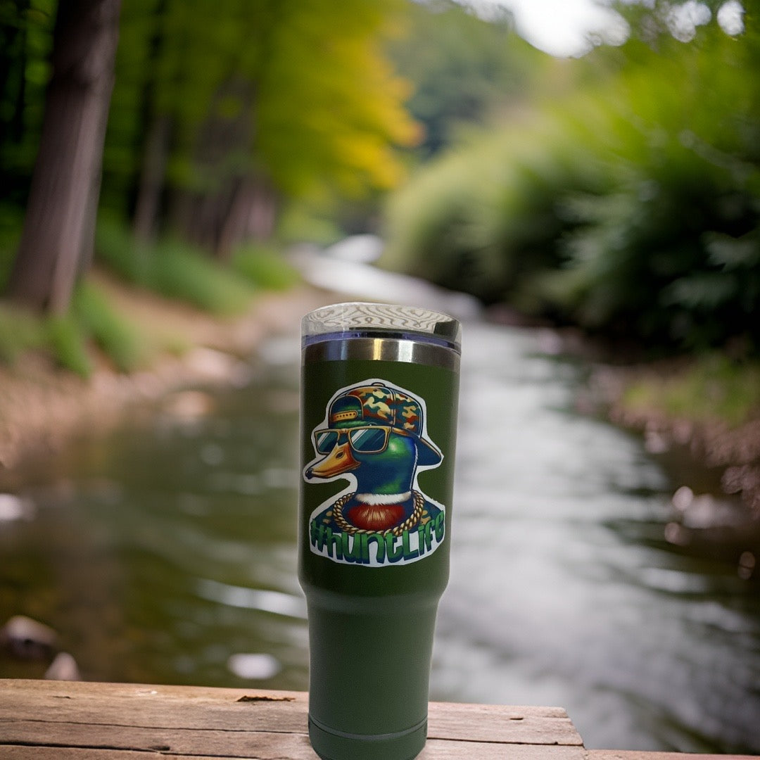 #Huntlife 30 oz Bluetooth speak tumbler