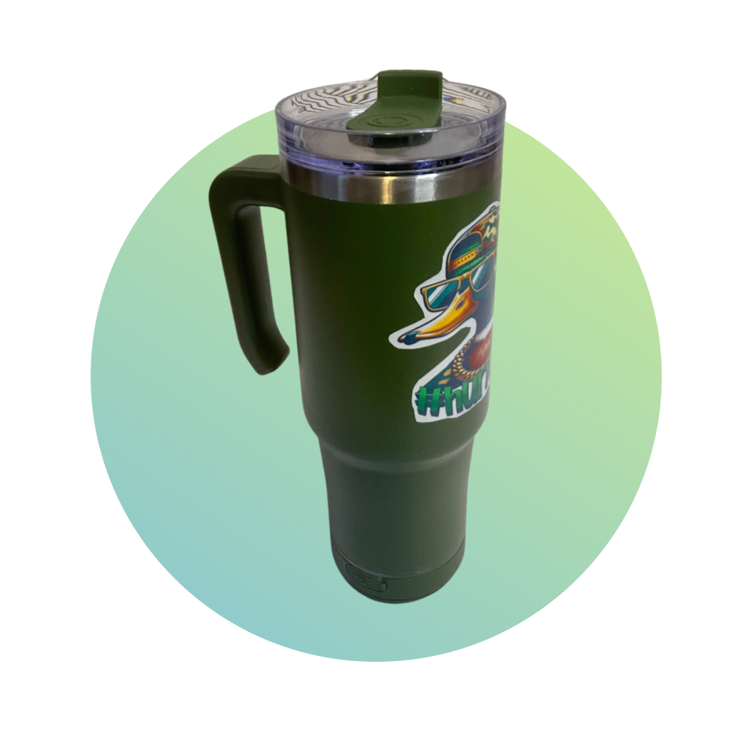 #Huntlife 30 oz Bluetooth speak tumbler