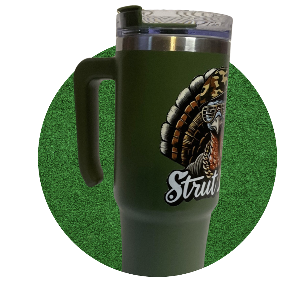 Strut Life 30 oz Bluetooth speaker tumbler