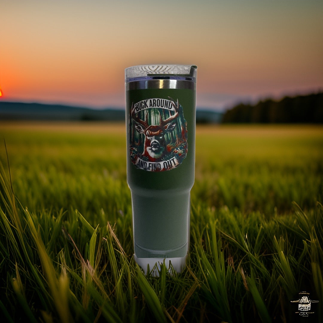 Gangster Buck 30 oz Bluetooth Speaker tumbler