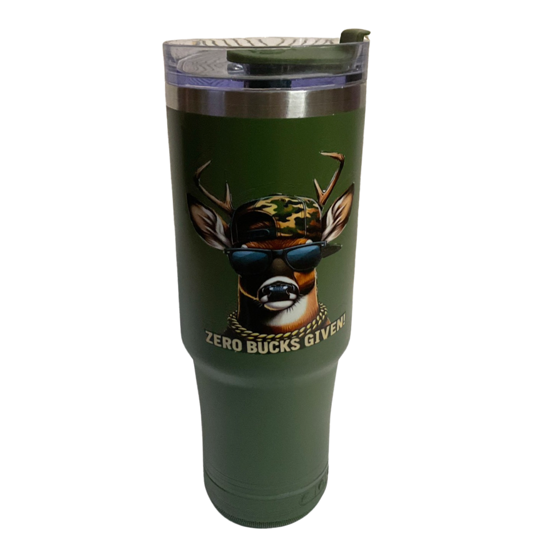 Gangster Buck 30 oz Bluetooth Speaker tumbler