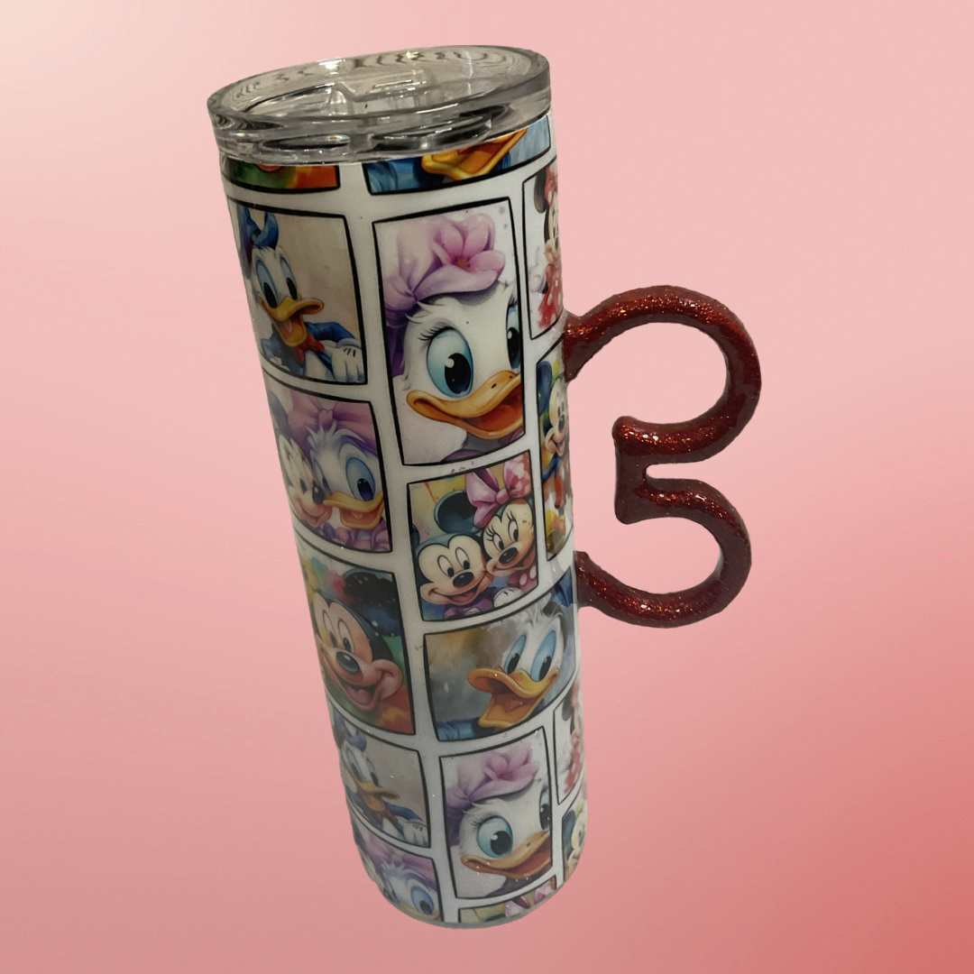 Character collage tumbler