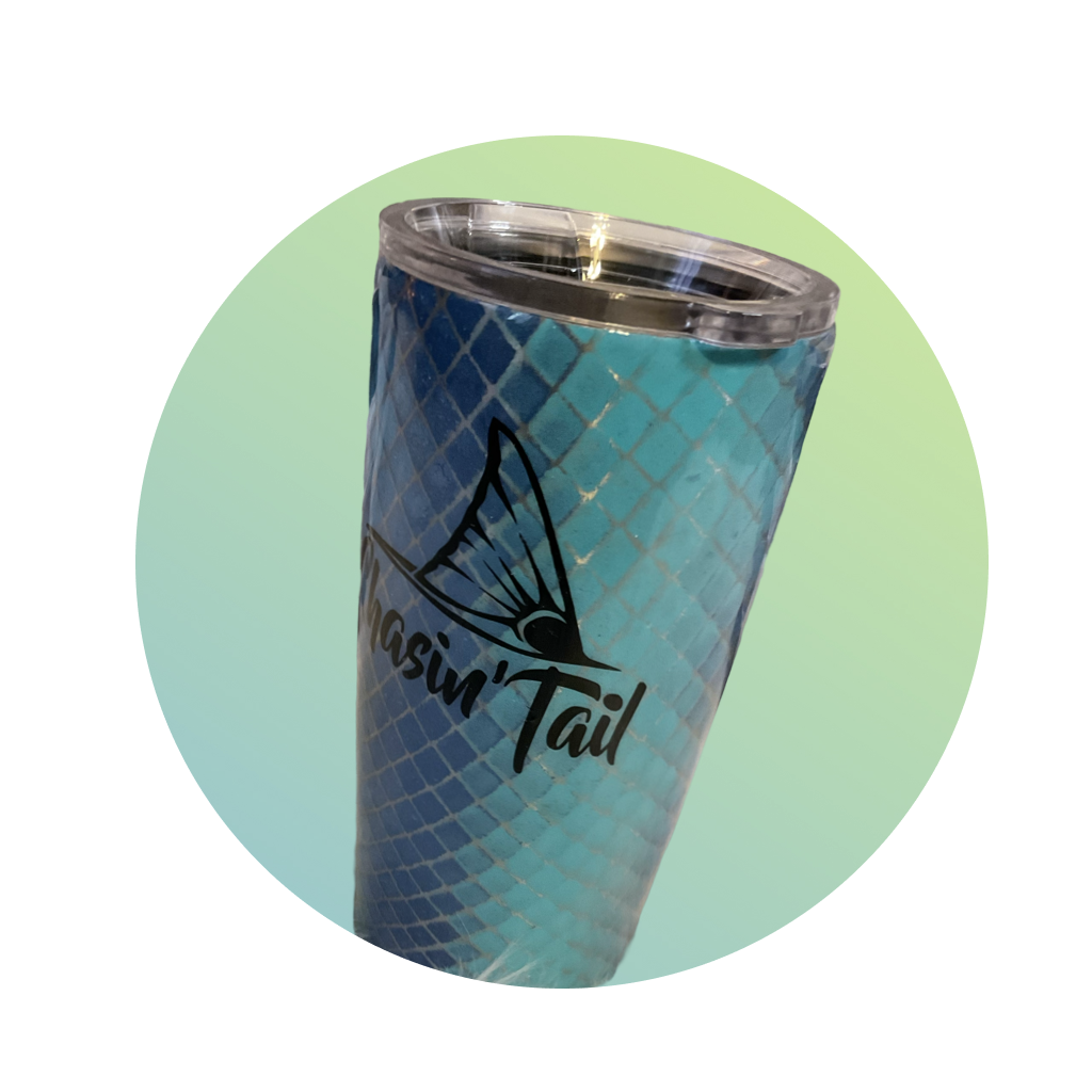 Chasin Tail 20 oz tumbler