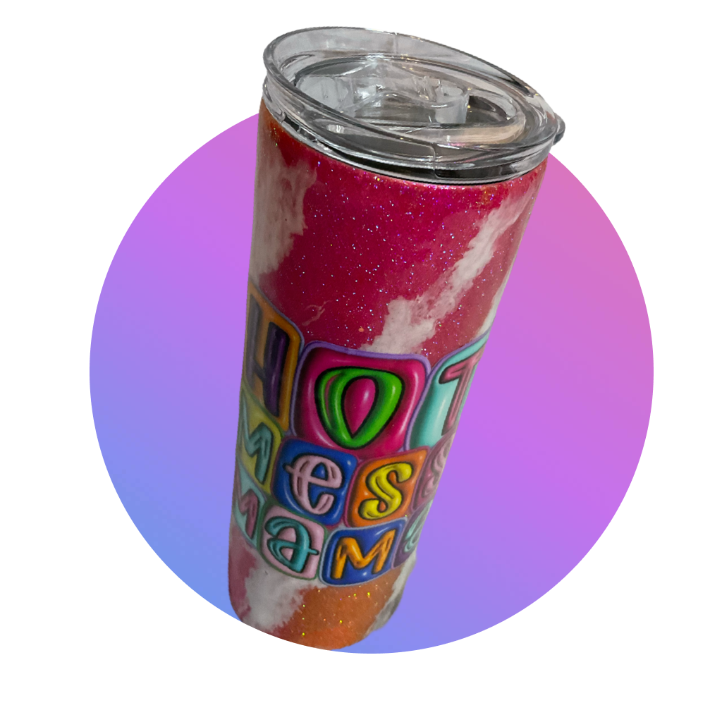 Hot Mess Mom tumbler