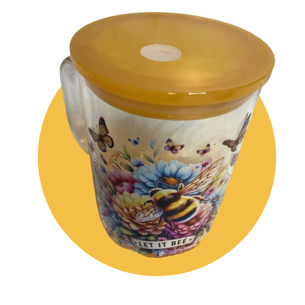 Let it Bee ombré mug