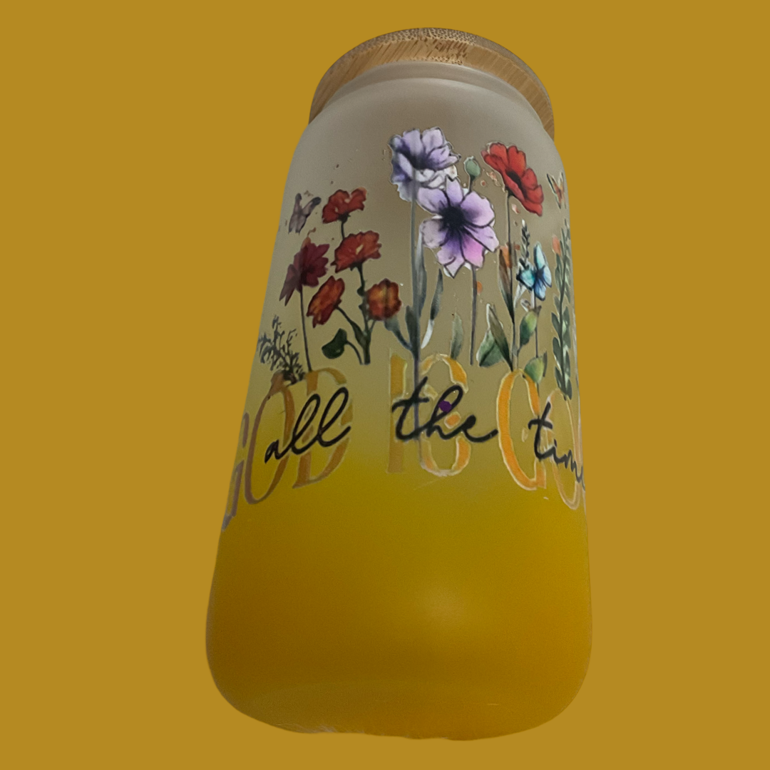 Bless the Lord glass tumbler