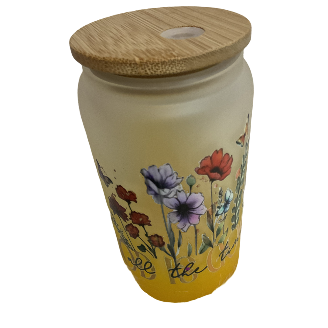 Bless the Lord glass tumbler