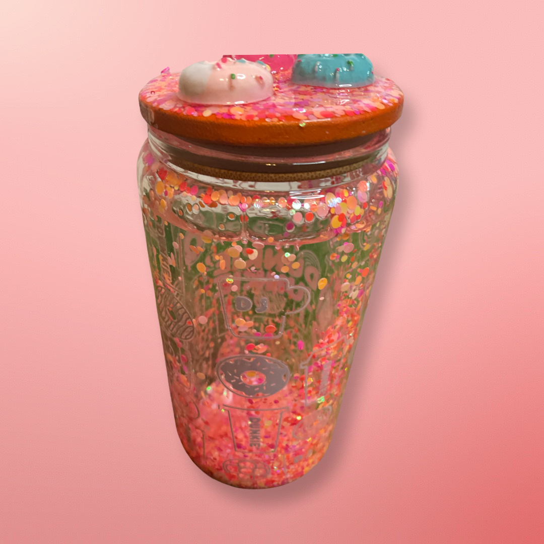Dunkie Junkie Snowglobe tumbler