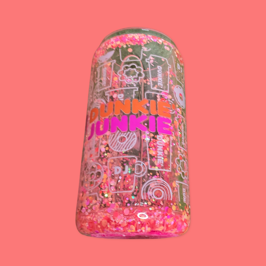 Dunkie Junkie Snowglobe tumbler