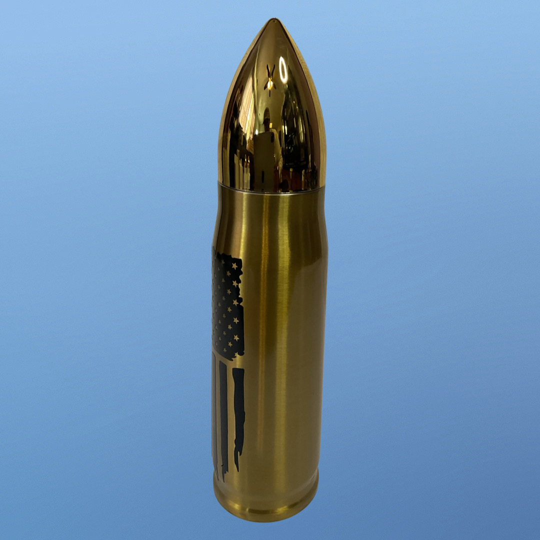 Police flag bullet tumbler